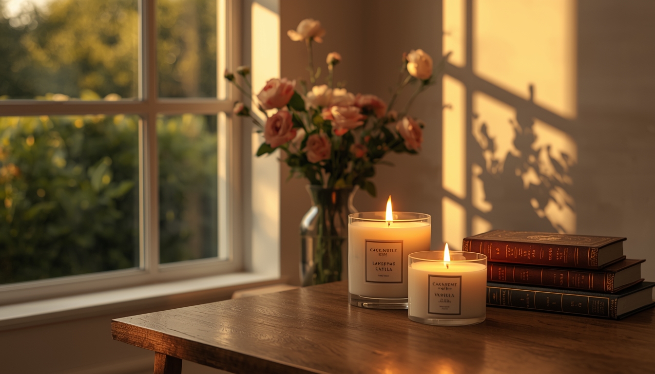 Sfeer met geurkaarsen van Shimvornkhelil