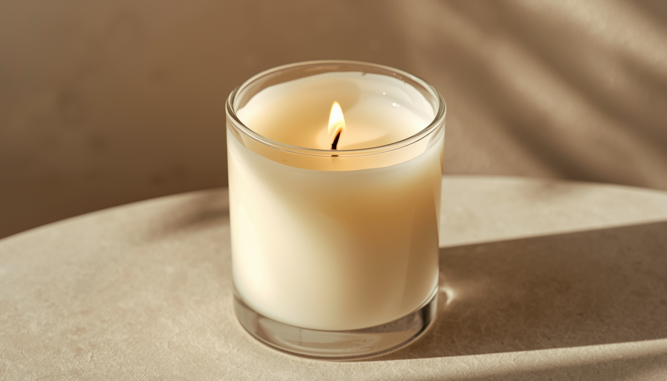 Vanille geurkaars van Shimvornkhelil